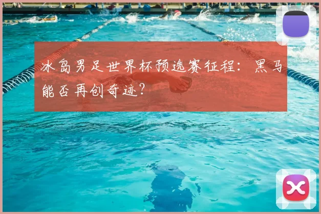 冰岛男足世界杯预选赛征程：黑马能否再创奇迹？