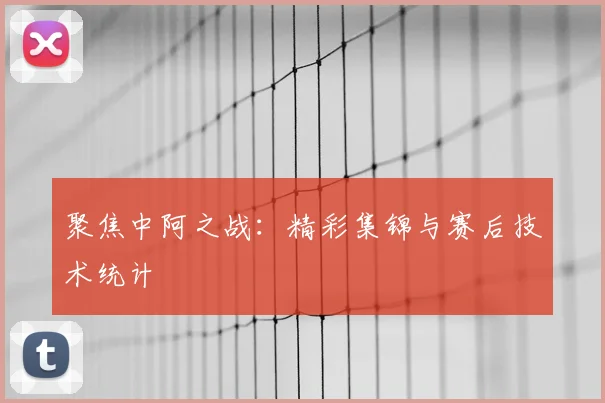 聚焦中阿之战:精彩集锦与赛后技术统计